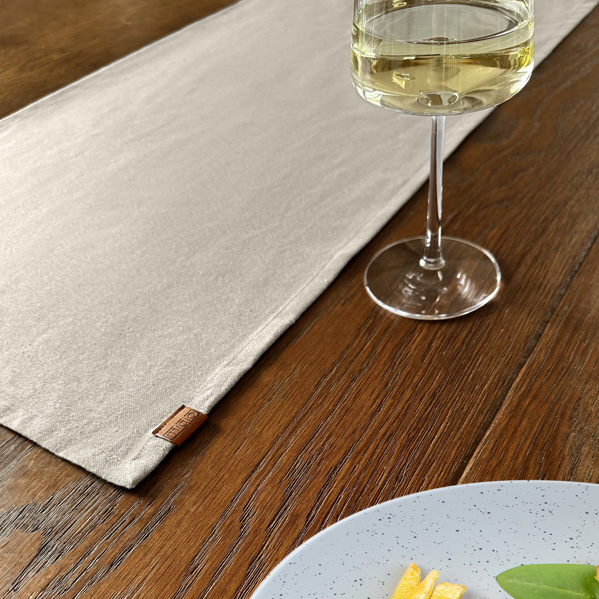 Tischläufer 150 Premium Design MIQIO® Leinen 40 aus x cm - – 100%
